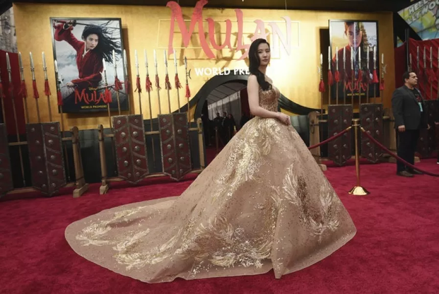 Yifei Liu stars in the live-action reboot of Mulan (AP/Chris Pizzello, File)
