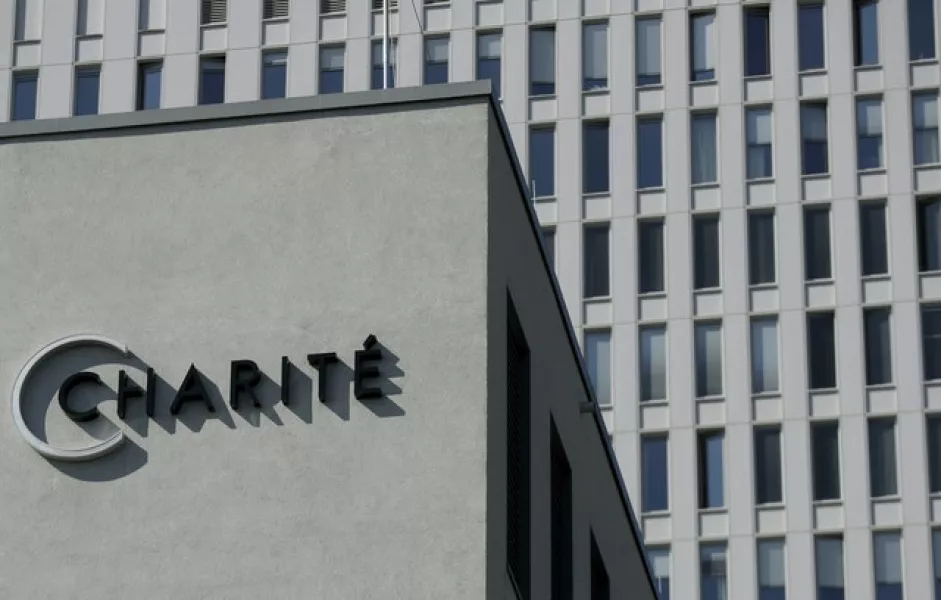 The Charite hospital in Berlin, where Mr Navalny is being treated (AP)
