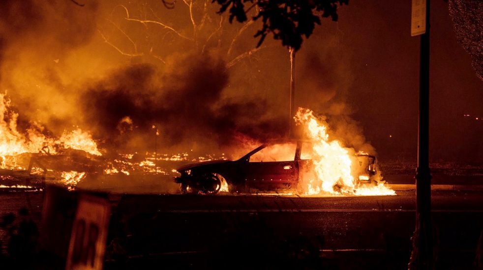Firefighters Battling Converging Blazes In Us State Of Oregon