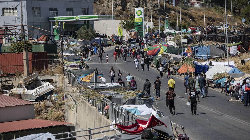 Thousands Protest After Greek Refugee Camp Burns Down