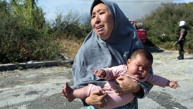 Thousands Still Homeless After Greek Refugee Camp Fire