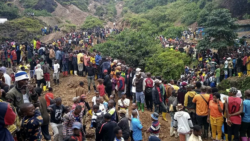 There had been heavy rains for days before the tragedy ((Maisha RDC/AP)