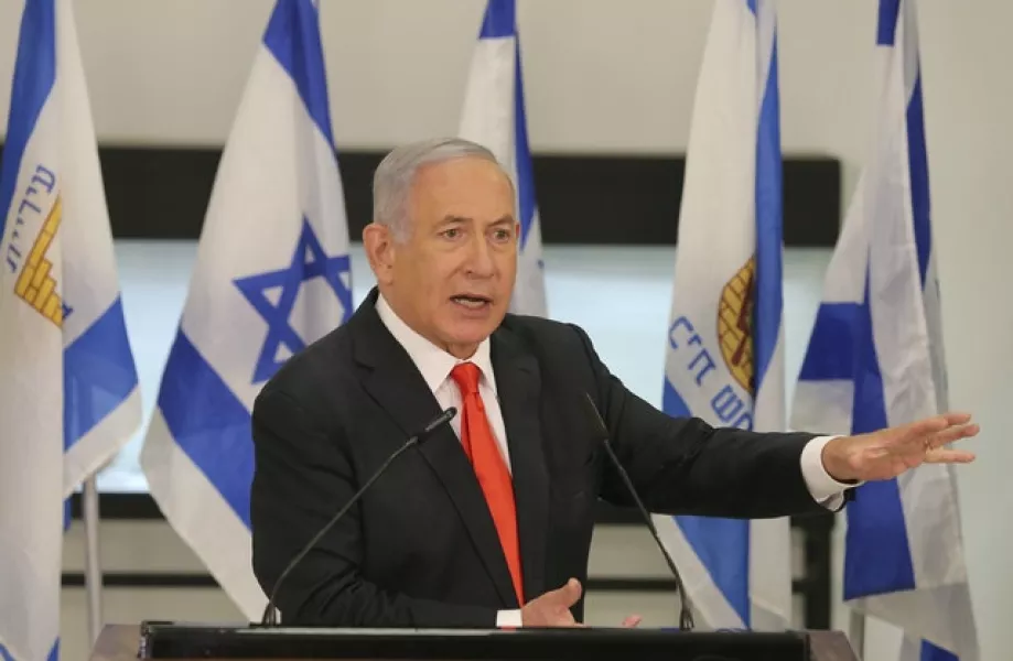 Benjamin Netanyahu said the lockdown will exact a ‘difficult price’ (Alex Kolomoisky/AP)