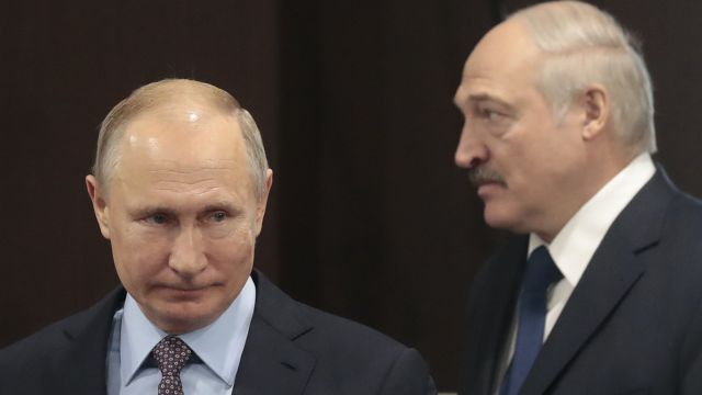 Belarus President Visits Russia To Secure Support Amid Protests