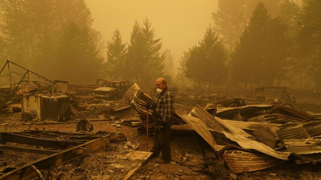 Wildfire-Hit State Leaders Focus On Climate Change Ahead Of Trump Visit