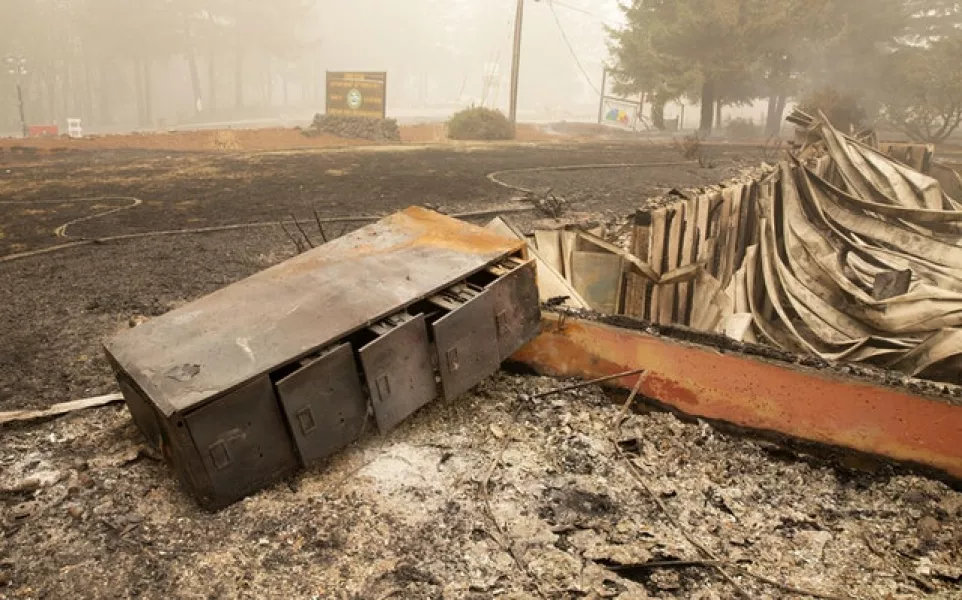 Many parts of the US west coast have been enveloped in smoke after the devastating fires (AP)