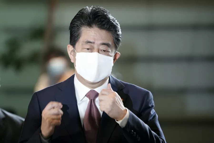 Shinzo Abe has stepped down due to persistent health concerns (Eugene Hoshiko/AP)