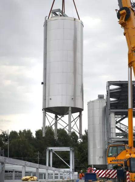 The plant will produce over half a million litres each year of Biobutanol biofuel, made using whisky residue (Andrew Milligan/PA)