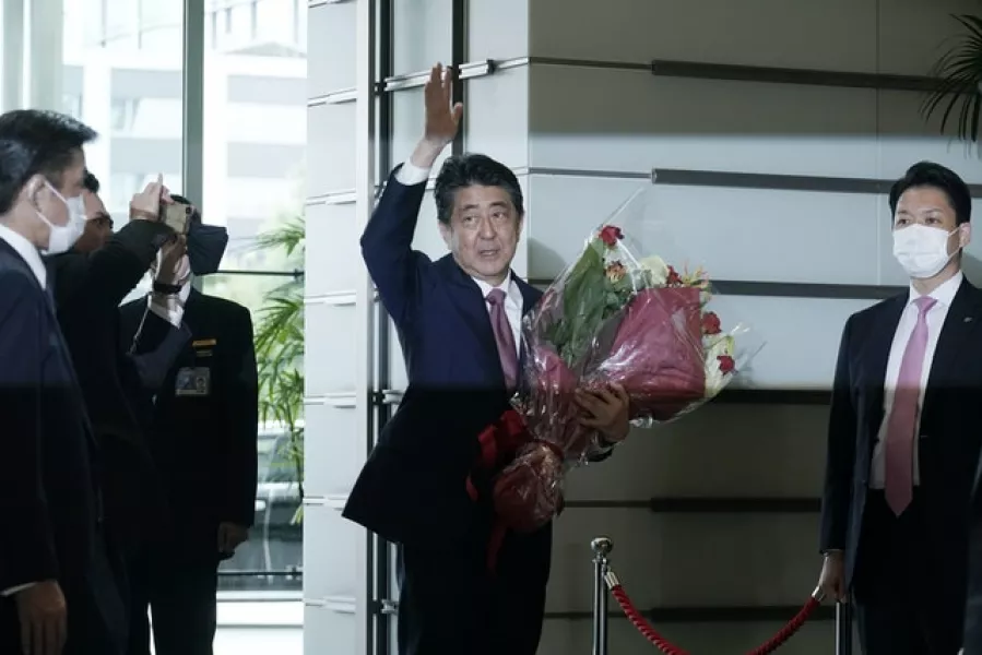 Shinzo Abe quit because of ill health (Eugene Hoshiko/AP)