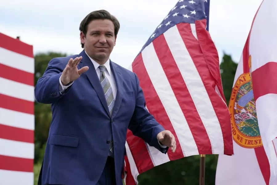 Ron DeSantis said there will be more misery for people to contend with in Florida (Evan Vucci/AP)