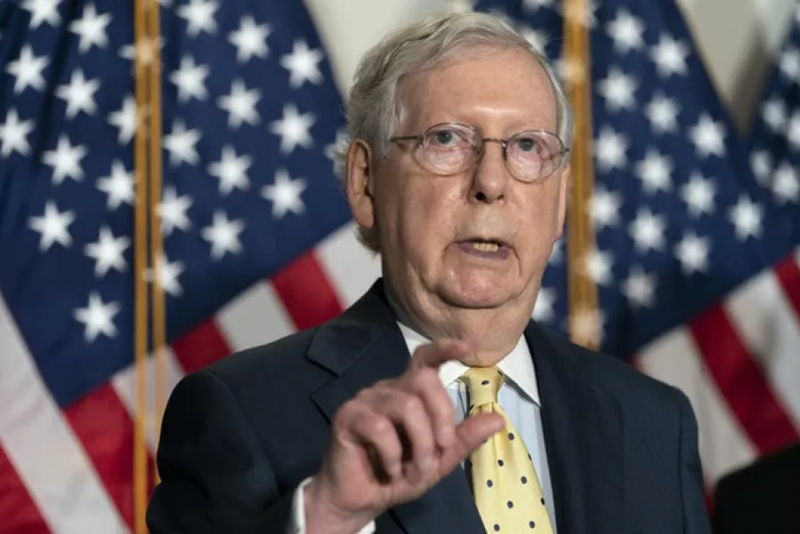 Senate Majority Leader Mitch McConnell believes a quick vote should be held on the new Supreme Court justice, despite his actions in 2016 (Jacquelyn Martin/AP)