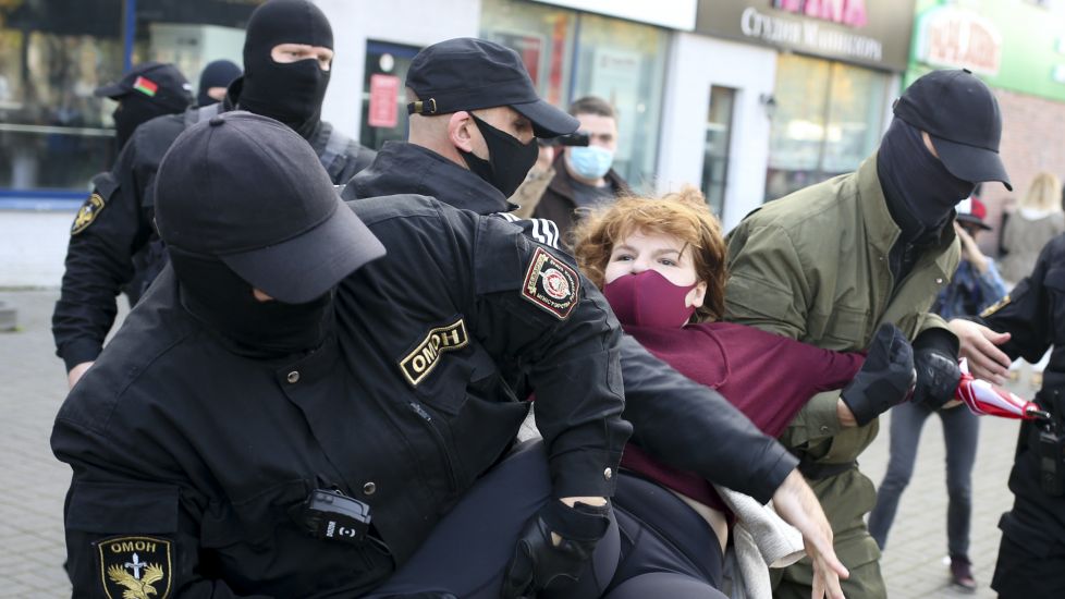 Belarusian Police Arrest 200 Women At Opposition Protest