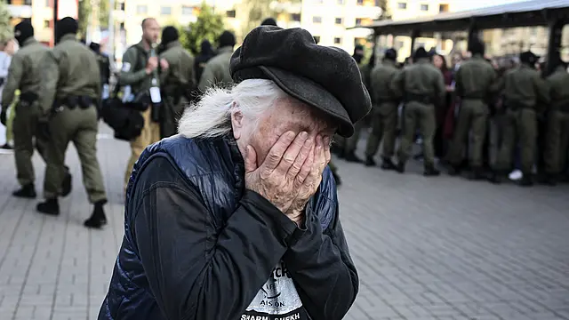 In Pictures: Elderly Protesters Defy Belarus’ Strongman