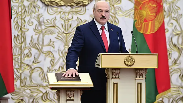 Belarus President Sworn In At Unannounced Inaugural Ceremony