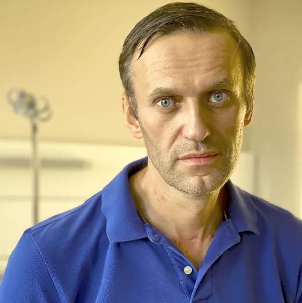 Mr Navalny has left hospital (Navalny instagram via AP)