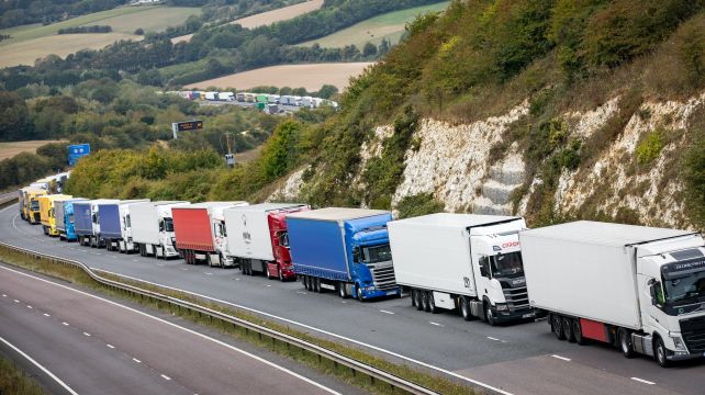 Freight Traffic Chaos In South England Due To Strike In Calais