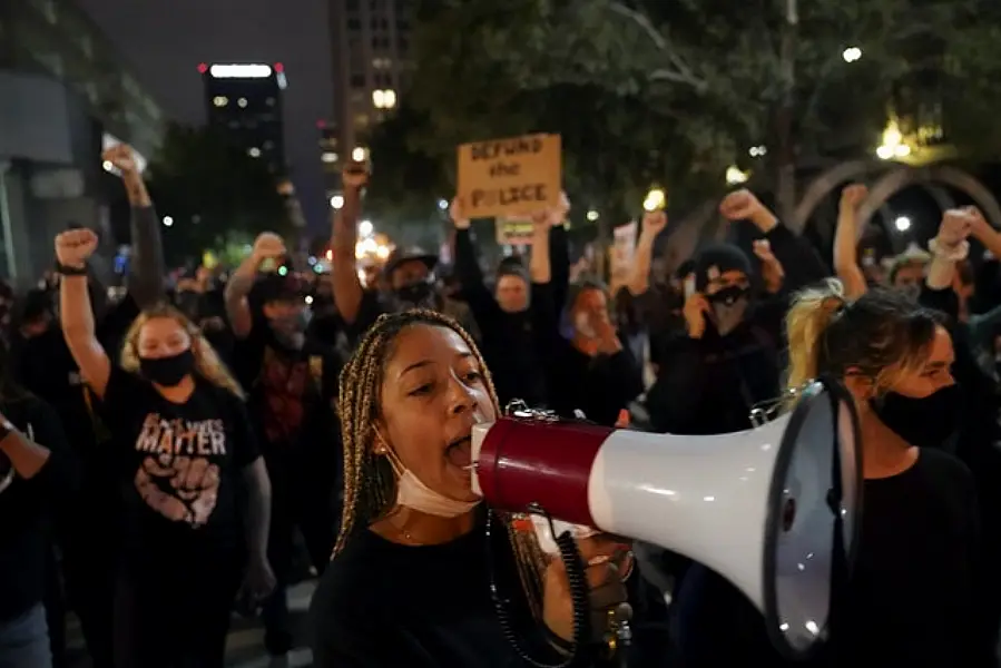 Authorities have pleaded for calm as activists vow to fight on (John Minchillo/AP)