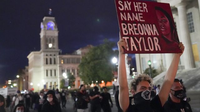 Protesters Take To Streets In Fight For Justice For Breonna Taylor