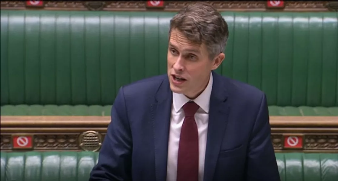 Education Secretary Gavin Williamson said guidance would be published ‘shortly’ (House of Commons)