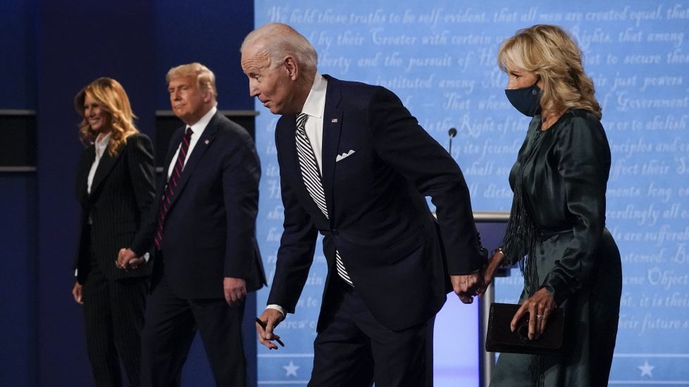Key Moments As Trump And Biden Face Off In Cleveland