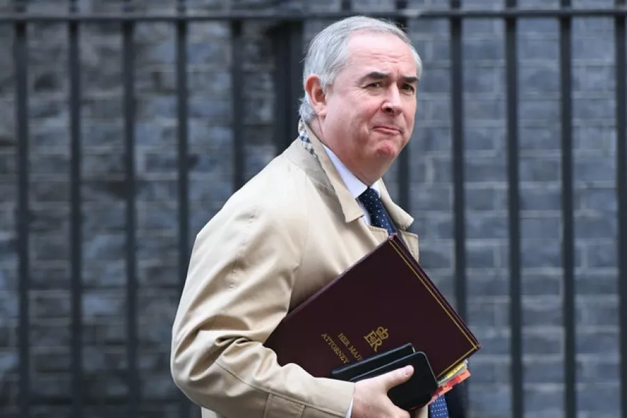 Former attorney general Geoffrey Cox did not vote for the Bill (Stefan Rousseau/PA)