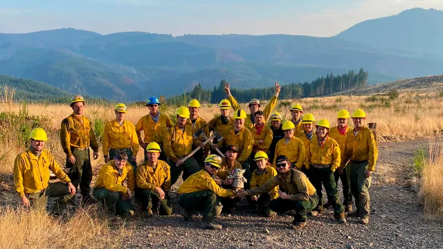 Firefighters Feel The Force As Baby Yoda Boosts Wildfire Crews
