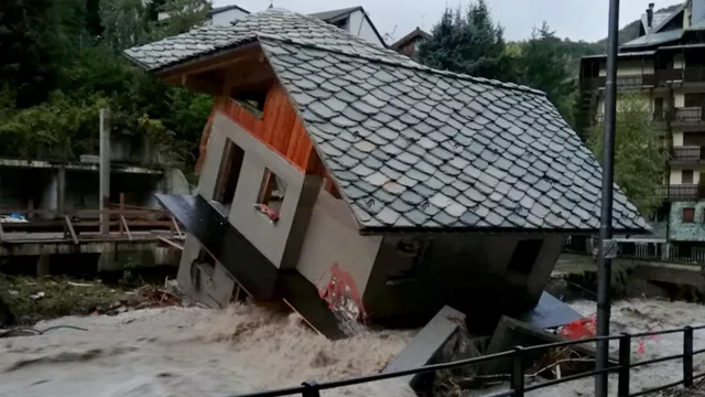 Two Killed And 25 Rescued Amid Severe Floods In Italy And France