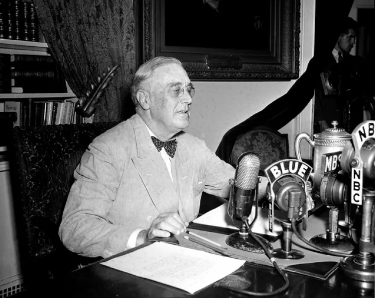 Franklin D Roosevelt (Eugene Abbott/AP)