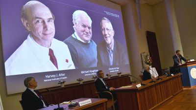 Three Win Nobel Medicine Award For Hepatitis C Virus Discovery