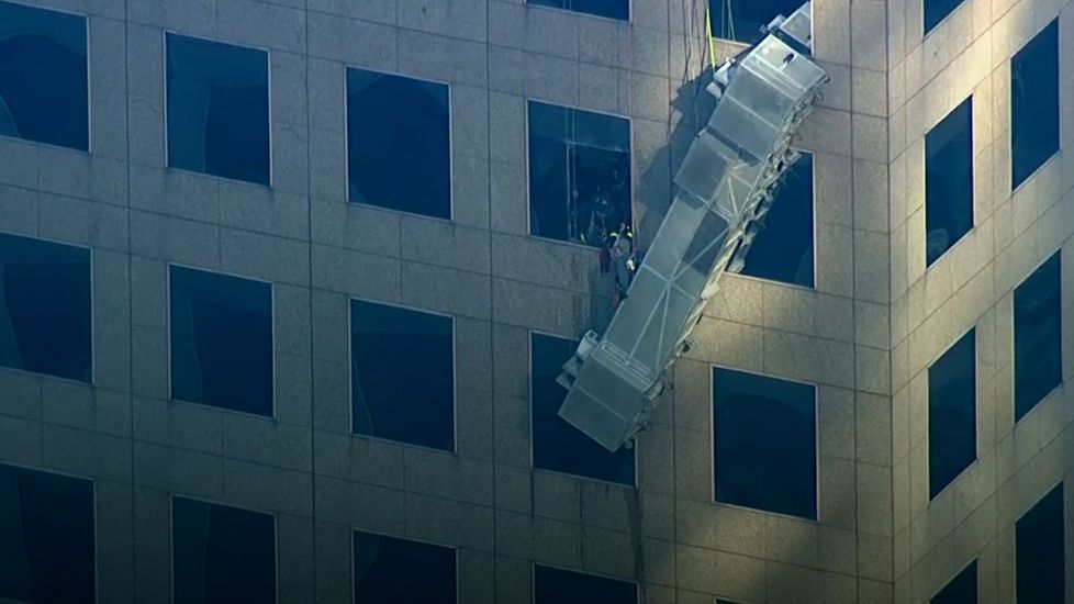 Two Workers Rescued After Scaffolding Collapse In New York City