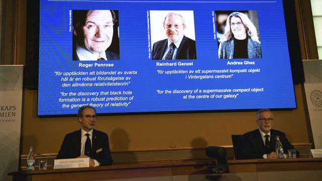 Briton Among Three To Win Nobel Prize For Physics For Black Hole Discovery