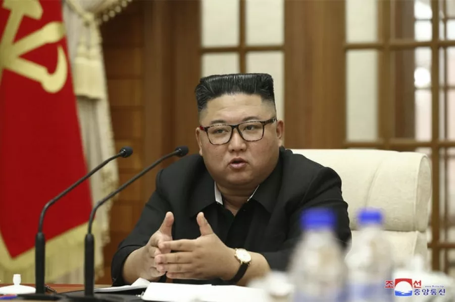 Kim Jong Un (Korean Central News Agency/Korea News Service/AP)