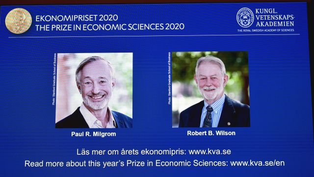 American Duo Win Nobel Prize In Economics For Improvements To Auction Theory