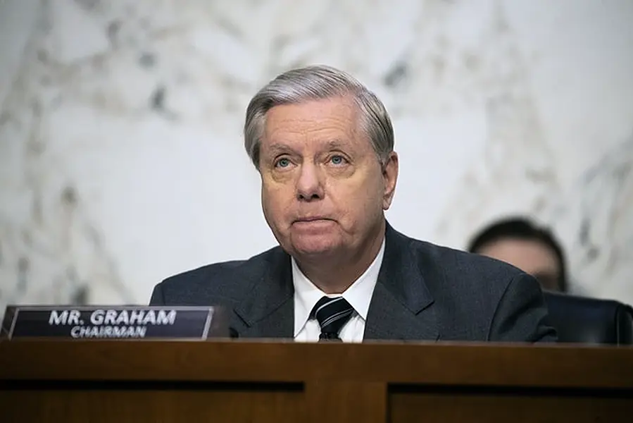 Republican senator Lindsey Graham (Shawn Thew/Pool via AP)