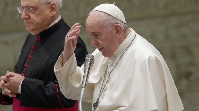 Pope Francis Apologises For Having To Be Socially Distant From Flock