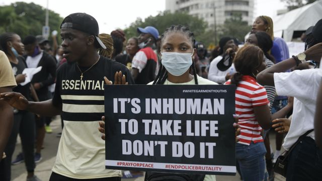 Protesters In Nigeria Continue Campaign Against Police Violence