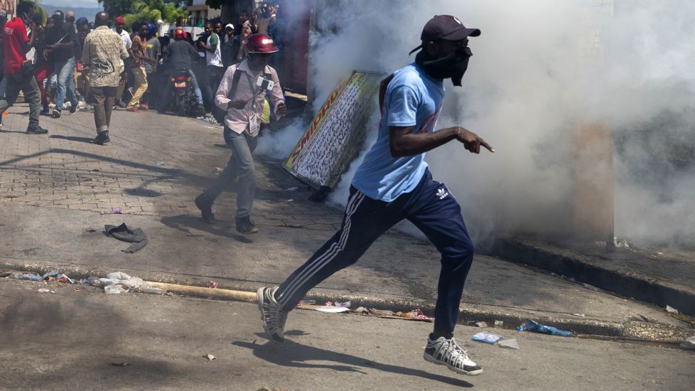 Police In Haiti Use Tear Gas And Rubber Bullets To Disperse Protesters