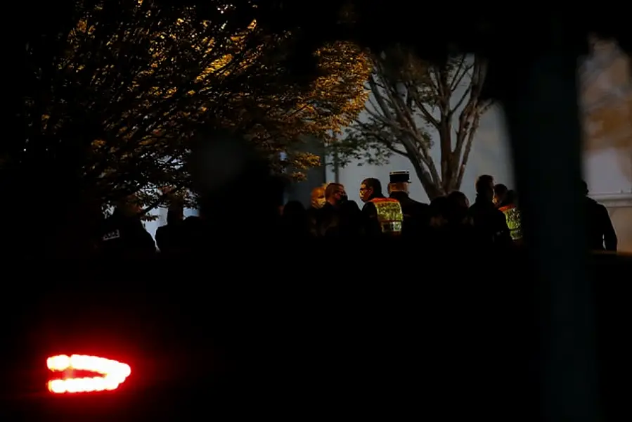 The incident took place in Conflans-Sainte-Honorine, north of Paris (AP)