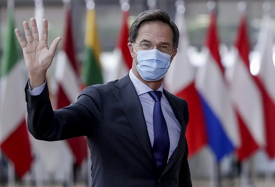 Dutch Prime Minister Mark Rutte warned that the Netherlands needs to move closer to a full lockdown (Olivier Hoslet/Pool/AP)