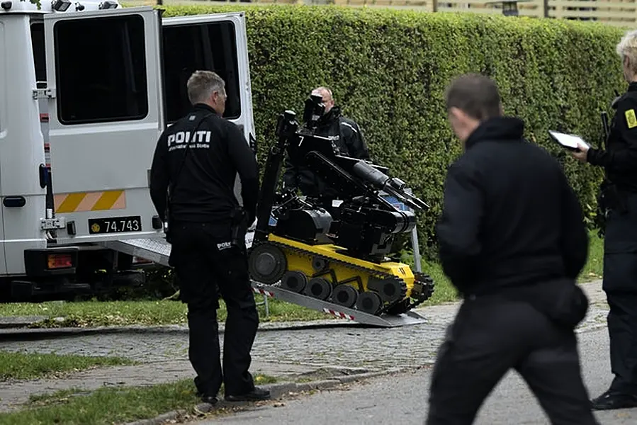 Peter Madsen was quickly apprehended (Nils Meilvang/Ritzau Scanpix via AP)