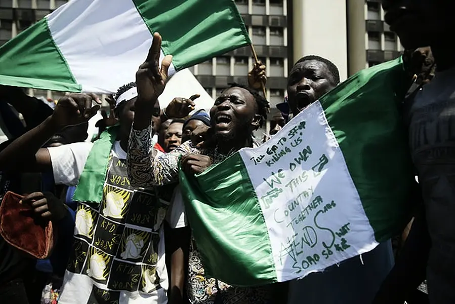 The protests have spread beyond Lagos (AP Photo/Sunday Alamba)