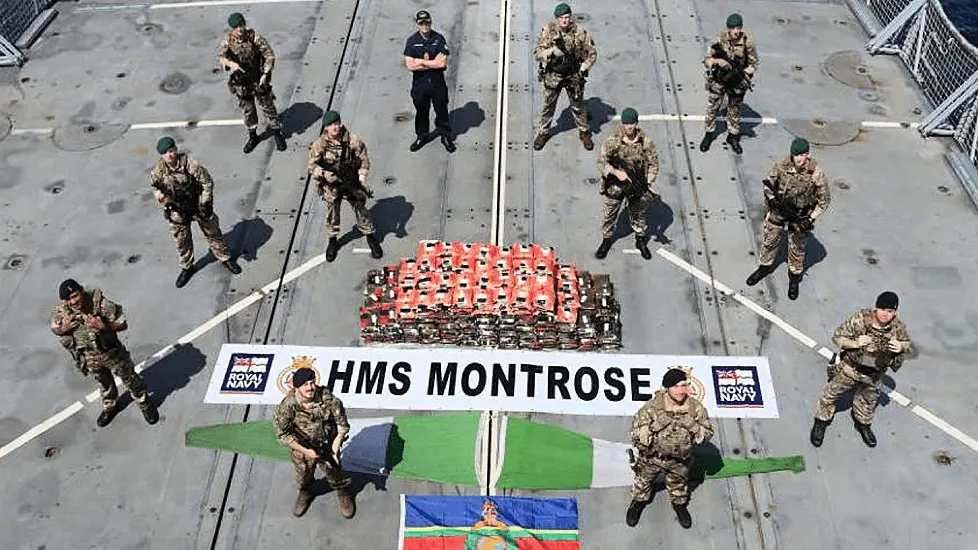 Uk Warship Seizes Huge Drugs Haul In Arabian Sea