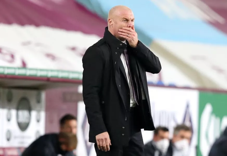 Burnley boss Sean Dyche has had a difficult start to the season (Alex Livesey/PA)