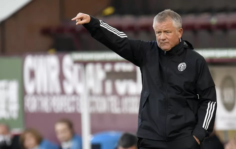 Chris Wilder’s Sheffield United have lost their opening four games (Peter Powell/PA)