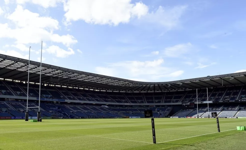 Murrayfield will host the British and Irish Lions versus Japan game next year (Ian Rutherford/PA)