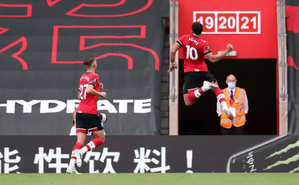 Southampton’s Che Adams (right) celebrates (Naomi Baker/PA)