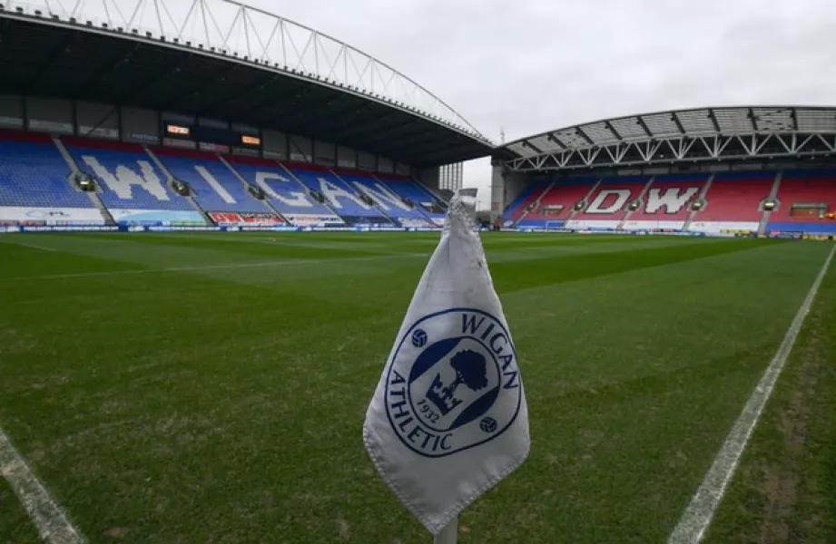 Wigan have appealed against their 12-point penalty and the case has been heard by an independent tribunal (Anthony Devlin/PA)