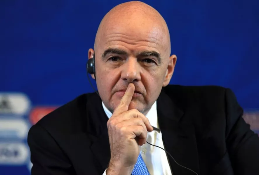 FIFA has denied any wrongdoing by its president Gianni Infantino (Nick Potts/PA)