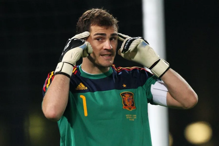 Iker Casillas won 167 caps for Spain (Lynne Cameron/PA)