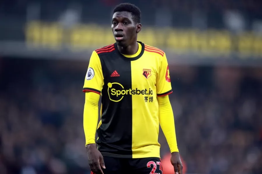 Watford’s Ismaila Sarr is a target for clubs in the UK and Europe (Adam Davy/PA)